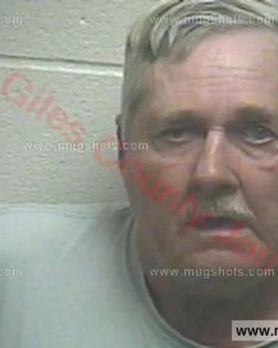 Booking photo of Walter Teeples, Giles County, Apr 21, 2016