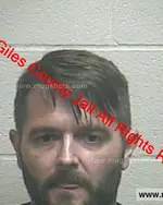 Booking photo of Michael Seth Harris, Giles County, May 27, 2020