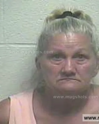 Booking photo of Karen Schrader, Giles County, Sep 28, 2014