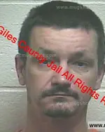 Booking photo of James Aaron Christy, Giles County, Mar 13, 2020