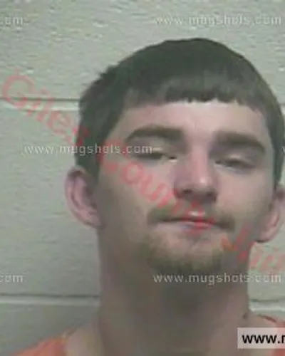 Booking photo of Justin Gray, Giles County, Nov 12, 2016