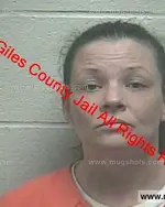 Booking photo of Shanda Lane Foster, Giles County, Dec 25, 2018