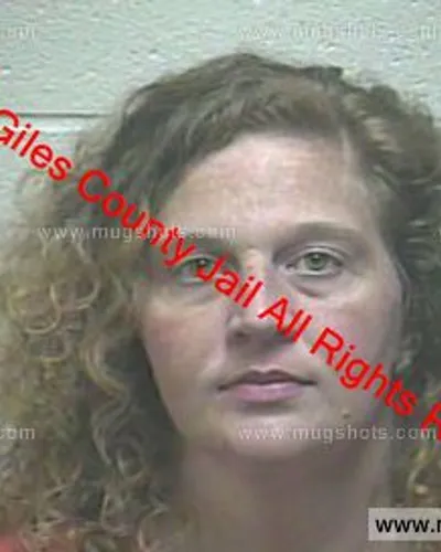 Booking photo of Maranda Leatherwood, Giles County, Sep 27, 2019