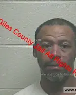 Booking photo of Porter Jermaine Jones, Giles County, Nov 9, 2019