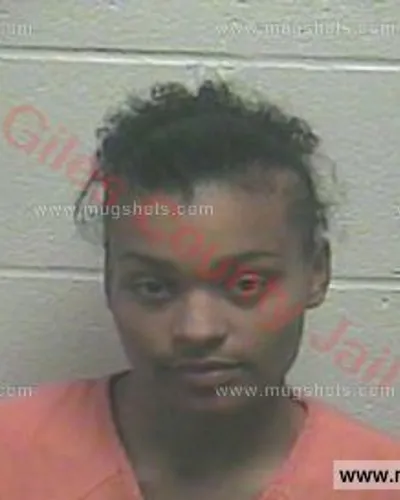 Booking photo of Kiona Desiree Fitzpatrick, Giles County, Oct 30, 2015