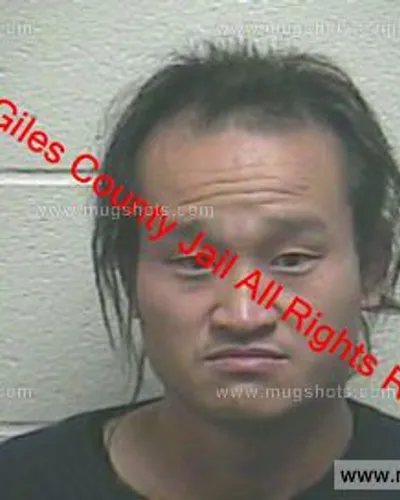 Booking photo of Yong Xue, Giles County, Dec 19, 2019