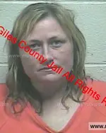 Booking photo of Tammy Pennington Baker, Giles County, Apr 22, 2019
