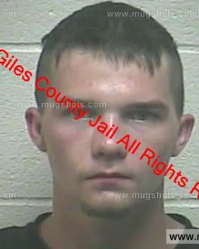 Booking photo of Samuel Quentin Hoback, Giles County, Sep 27, 2019