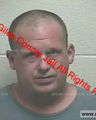 Booking photo of Charles Madinger, Giles County, Apr 10, 2019