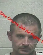 Booking photo of Dustin Lee Berzett, Giles County, Dec 25, 2018