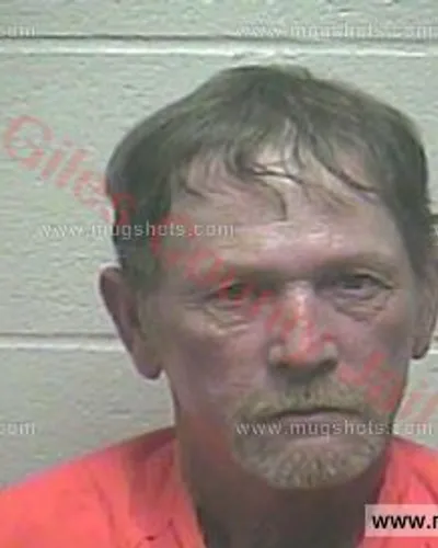 Booking photo of Randall Bailey, Giles County, Jul 22, 2017