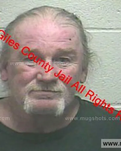 Booking photo of Jeffrey Rushing, Giles County, Mar 13, 2019