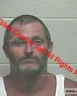 Booking photo of Randy Dale Rosson, Giles County, Dec 25, 2018