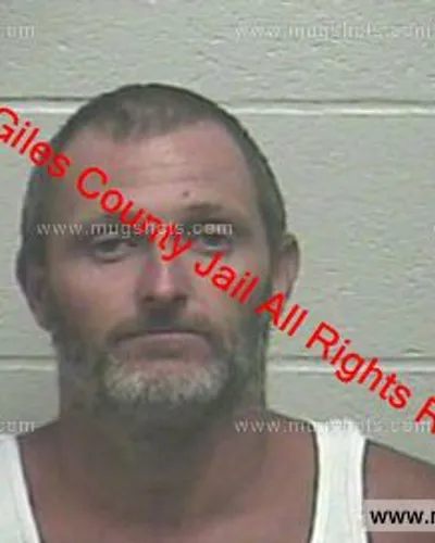 Booking photo of Randy Rosson, Giles County, Dec 25, 2018