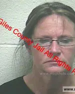 Booking photo of Shirley Faye Scott, Giles County, Mar 22, 2019