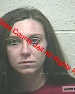 Booking photo of Courtney Nicole Burchell, Giles County, May 4, 2019