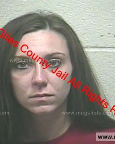 Booking photo of Courtney Nicole Burchell, Giles County, May 4, 2019