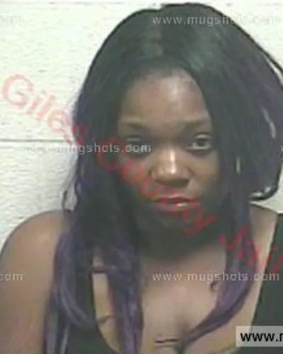 Booking photo of Tasia Symone Paige, Giles County, Jun 30, 2017