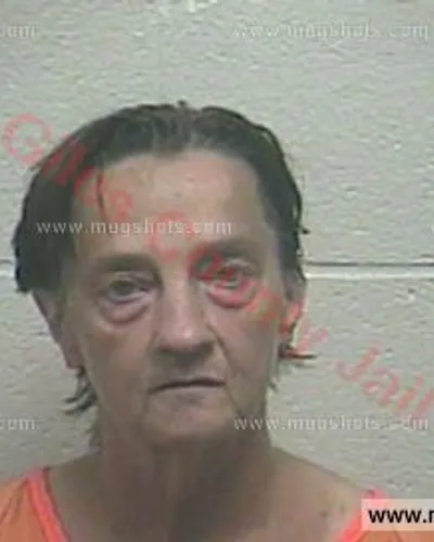 Booking photo of Connie Sue Norwood, Giles County, Jul 12, 2017