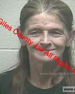 Booking photo of Karen Sue Mcneil, Giles County, Nov 5, 2019