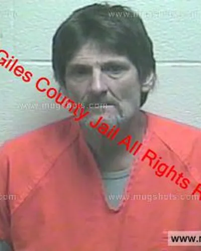 Booking photo of Derek Hunnel, Giles County, Jan 8, 2020