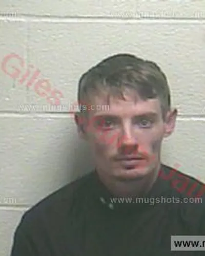 Booking photo of Thomas Darrell Walls, Giles County, Nov 23, 2016