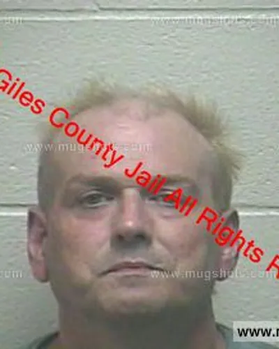Booking photo of Richard Morse, Giles County, May 31, 2019