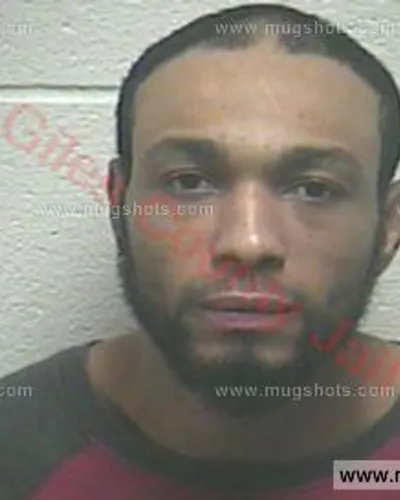 Booking photo of Kwamayne Ginn, Giles County, Jan 27, 2017