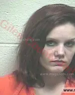 Booking photo of Aleshia Marie Young, Giles County, Mar 10, 2018