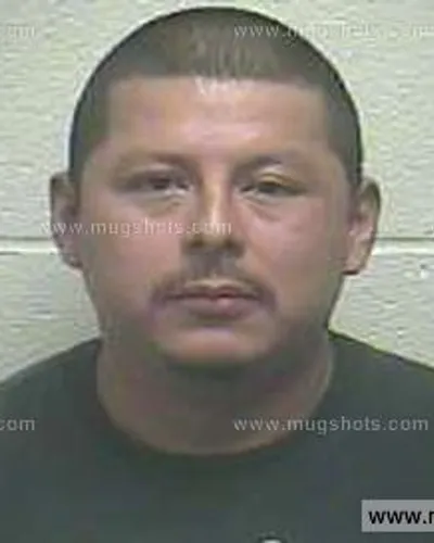 Booking photo of Oscar Sanchez, Giles County, Feb 28, 2014