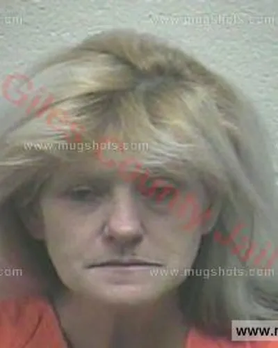 Booking photo of Barbara Walkington, Giles County, Mar 3, 2017