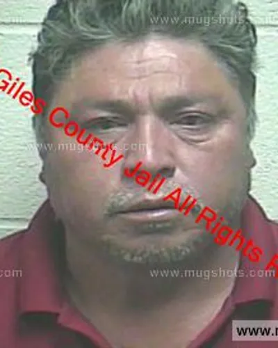 Booking photo of Lasaro Salazar, Giles County, May 4, 2020