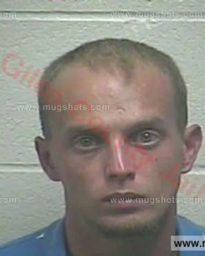 Booking photo of Mason Dewayne Fuson, Giles County, Sep 1, 2017