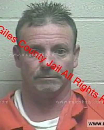 Booking photo of Charles Fullerton, Giles County, Feb 15, 2020
