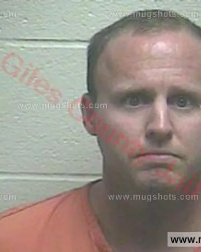 Booking photo of Burtin Verner, Giles County, Nov 3, 2016