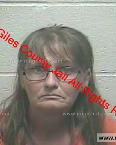 Booking photo of Melonie Morris, Giles County, Jan 11, 2020