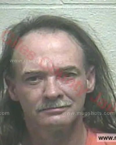 Booking photo of TIMOTHY B ROWE, Giles County, Mar 25, 2017