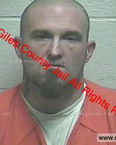 Booking photo of Clayton White, Giles County, Jan 8, 2020