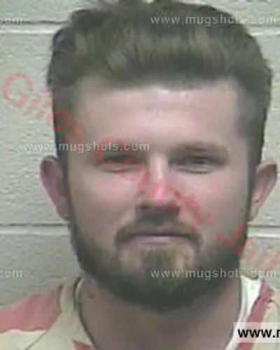 Booking photo of Harry Brandon Russell, Giles County, Jul 10, 2017