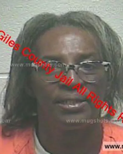 Booking photo of Brenda Whitaker, Giles County, Mar 19, 2019