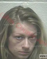Booking photo of Katie Eileen Davison, Giles County, May 23, 2018
