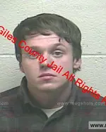 Booking photo of Nathan Patrick Sutton, Giles County, Nov 25, 2019