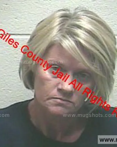 Booking photo of Crystal Litaker, Giles County, Jan 11, 2020