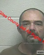 Booking photo of Paul Anthony Pawelko, Giles County, Dec 25, 2018