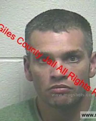 Booking photo of Branton Amos Monceaux, Giles County, Apr 5, 2019