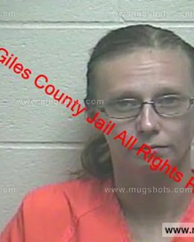 Booking photo of Chasity Curtis, Giles County, May 13, 2020