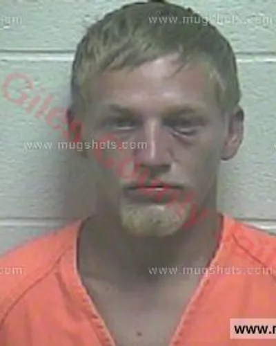 Booking photo of Zachary Dylan Salyer, Giles County, Jul 2, 2018