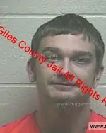 Booking photo of Arron Randolph Nauman, Giles County, Nov 7, 2019