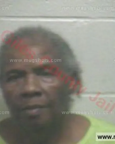 Booking photo of Cora Brown, Giles County, Nov 2, 2017