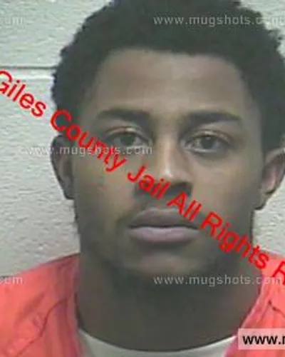 Booking photo of Jonathan Hightower, Giles County, Feb 8, 2020